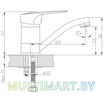 Смеситель Haiba HB4504 картинка 2